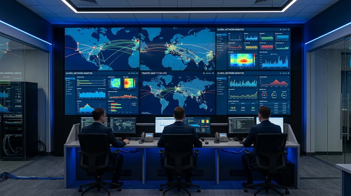 Commercial Multi-Panel LCD Video Wall Array