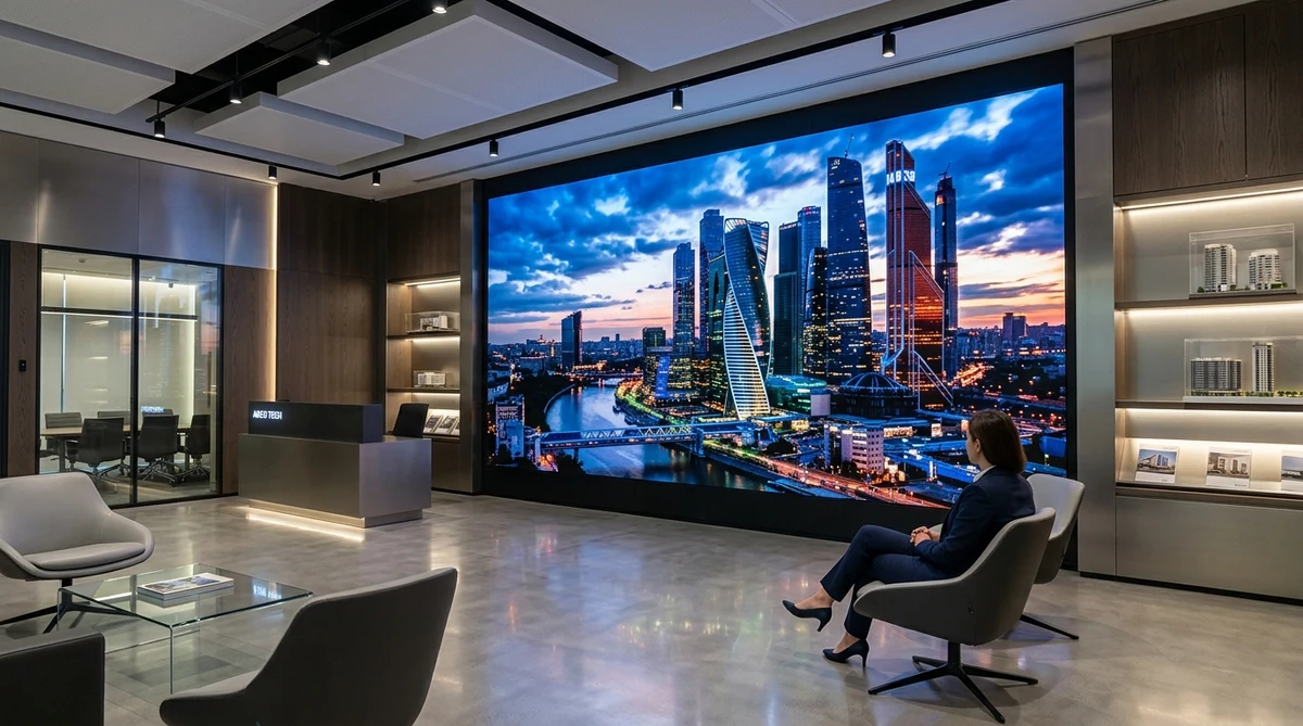 Commercial Direct-View Fine-Pitch LED Displays and Video Walls