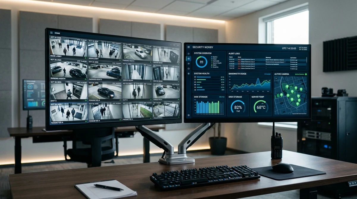 Professional 7x24 CCTV Surveillance and Desktop Monitors