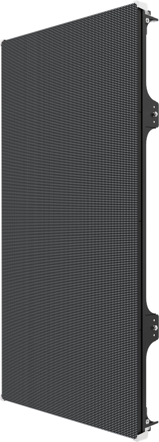 Commercial modular LED display cabinet flank structural assembly