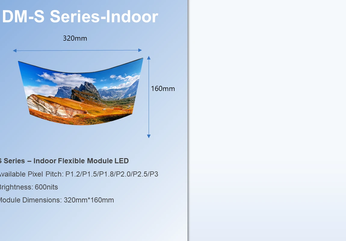 Flexible Architectural Curved LED Display Module